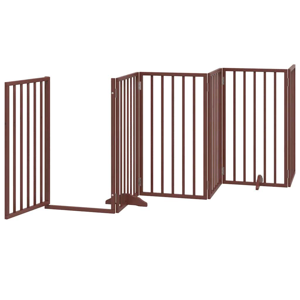 Vidaxl Puerta para Perros Plegable Paneles Puerta para Mascotas Madera de &Aacute;lamo, , large Imagen numero 10