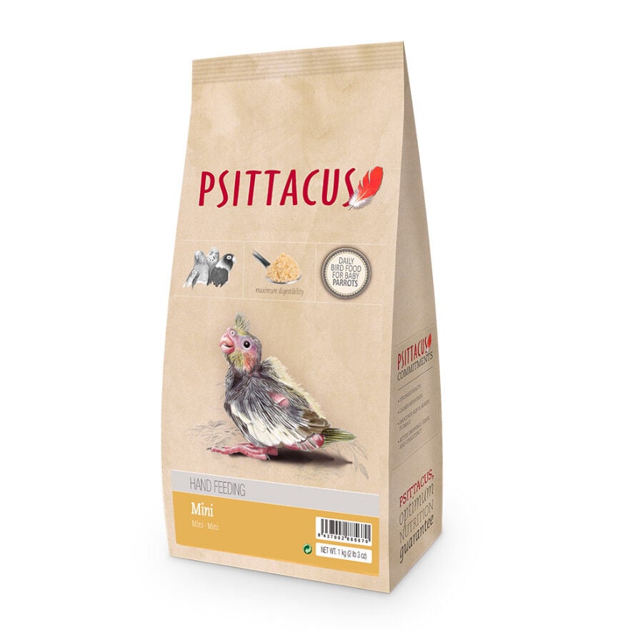 Psittacus Papilla para crías y aves pequeñas