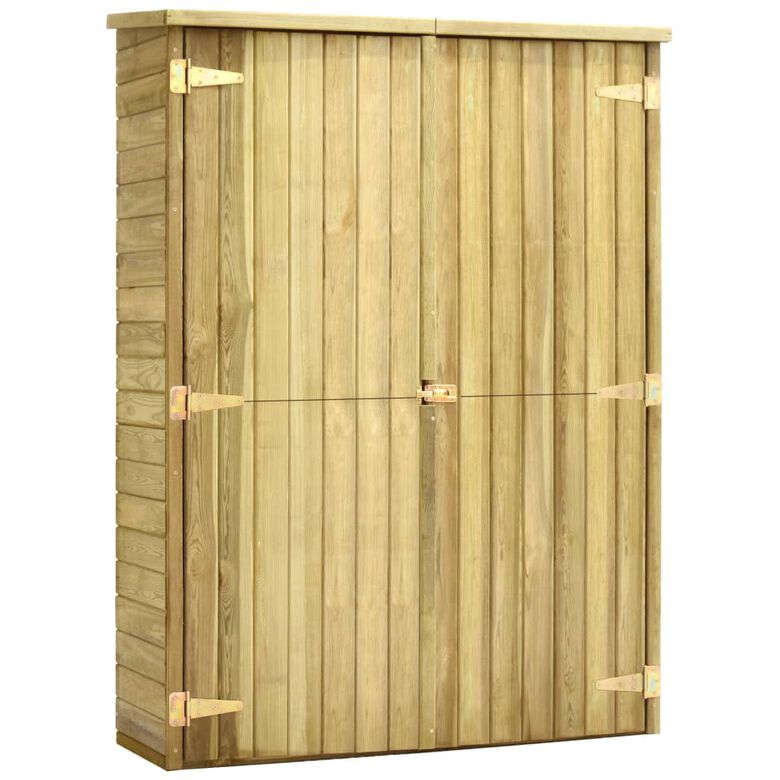 VidaXL Caseta de herramientas de madera para jardín thumbnail