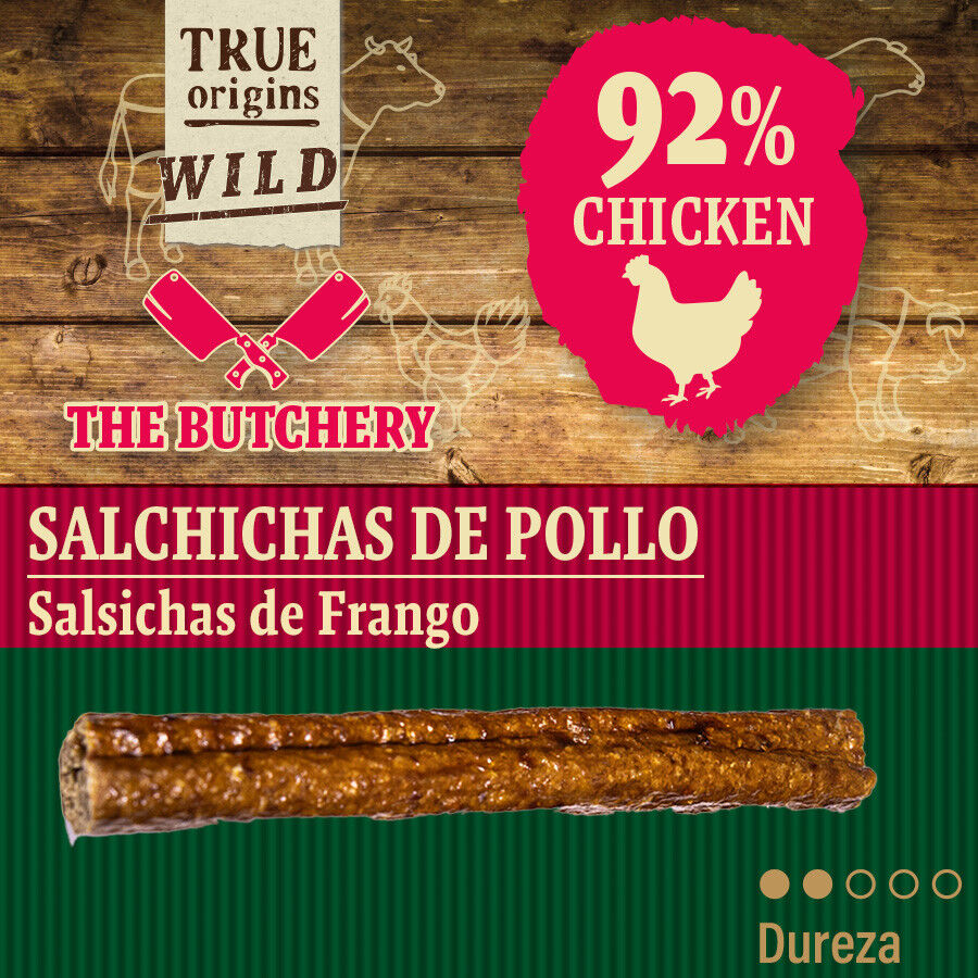 True Origins Salchichas de Pollo Snack para perros, , large Imagen numero 4