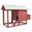 Gallinero madera de pino macizo y abeto color Rojo, , large indicador imagen numero 5