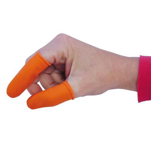 Dediles de l&aacute;tex Naranjas, , large Imagen numero 1