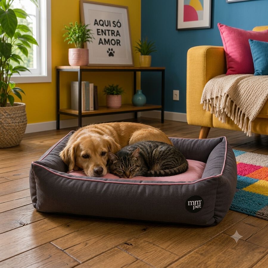 CAMA PERRO Y GATO RECTANGULAR CLASSIC MMPET, , large Imagen numero 2