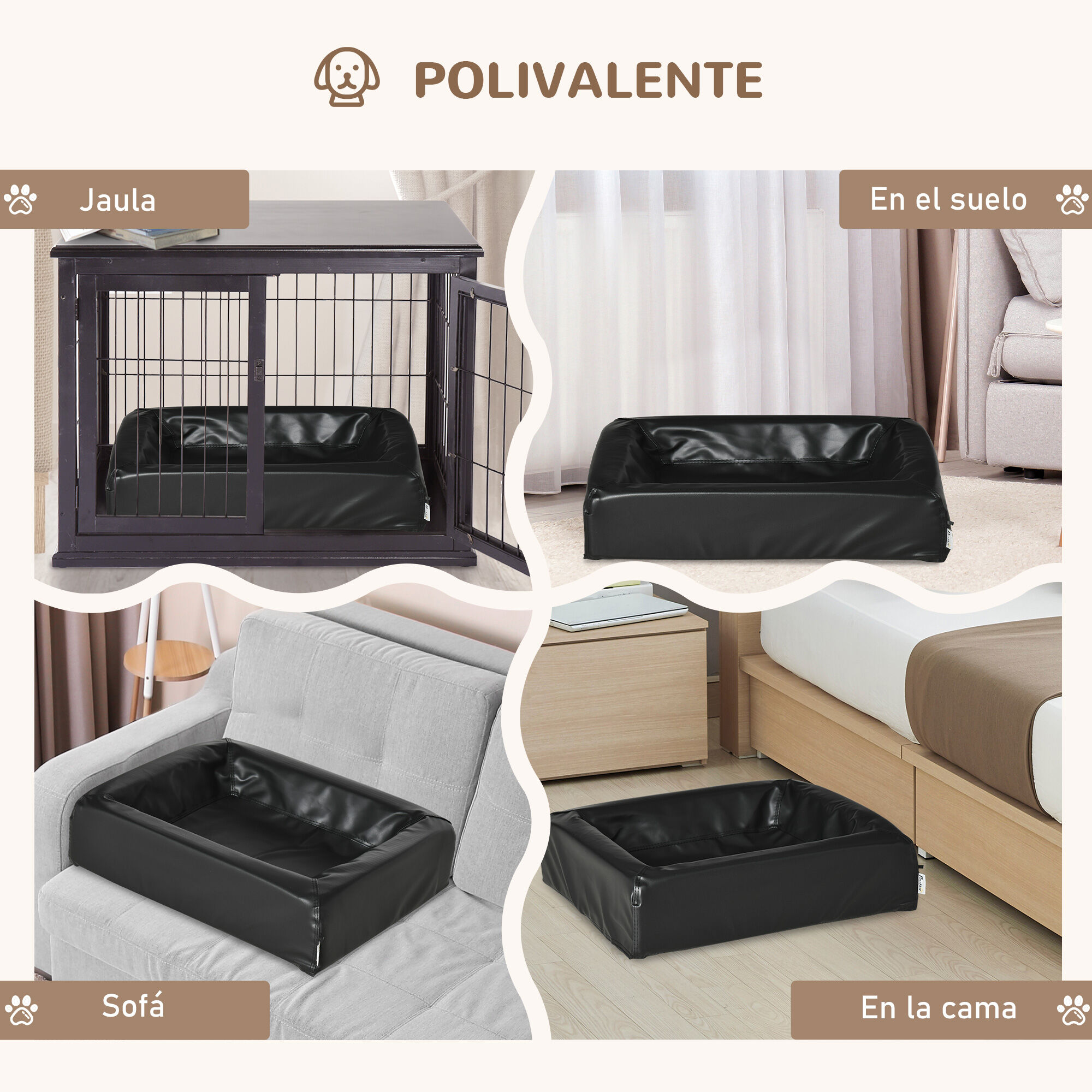 PawHut Cama para Perros Gatos, , large Imagen numero 4