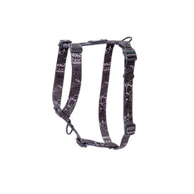 Arnés para perro Rogz Fusion – Diseño Grafitti Negro (4 tallas)