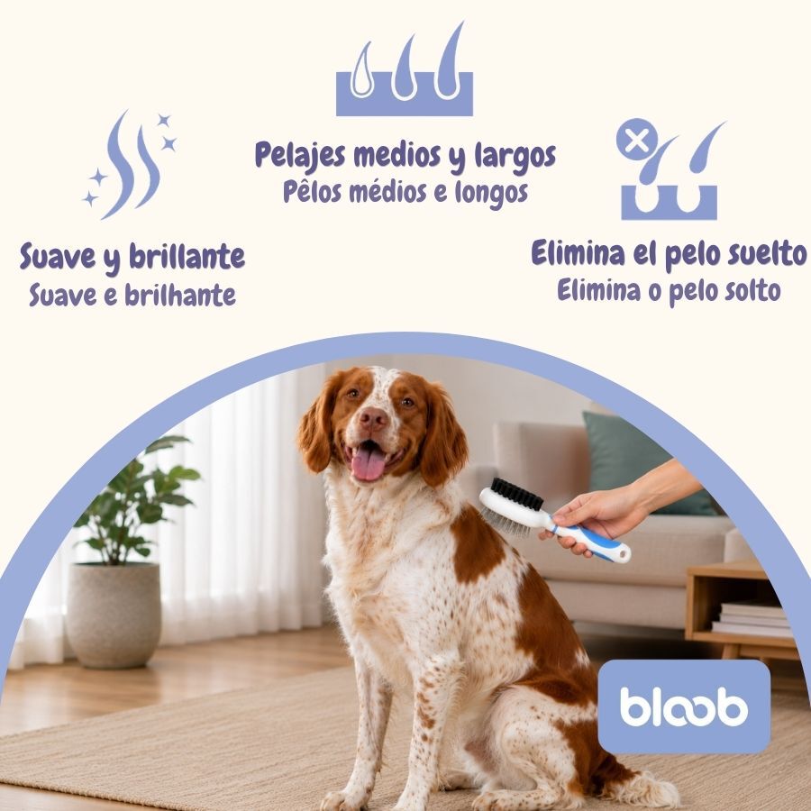 Bloob Cepillo Carda y Cerdas para perros, , large Imagen numero 3
