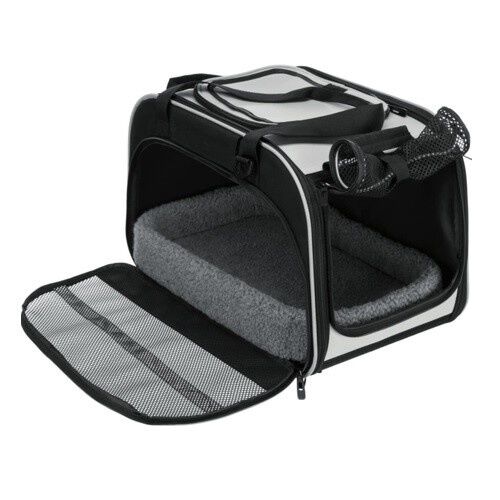 Trixie Valery Bolso Transport&iacute;n Gris y Negro para gatos, , large Imagen numero 3