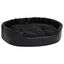 Vidaxl sofá acolchado ovalado con cojín negro para perros, , large indicador imagen numero 2