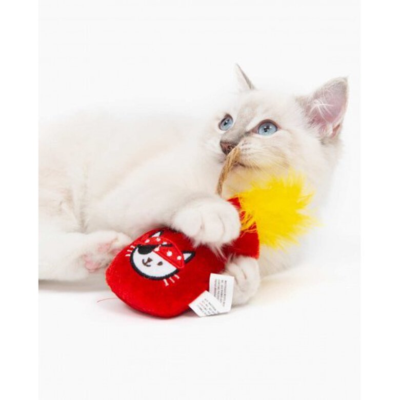 Bolsa de oro Catit Play Piratas para gatos color Rojo, , large image number null