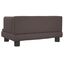 vidaXL Cama para perros de cuero sintético marrón 60x40x30 cm, , large indicador imagen numero 9