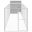 vidaXL Gallinero con corral acero galvanizado gris claro 165x251x181cm, , large indicador imagen numero 23