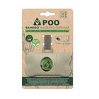 M-pets Poo Bamboo Porta Bolsas Biodegradable + 15 bolsas para caca de perro, , large image number null