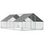 PawHut Gallinero de Exterior Plateado, , large indicador imagen numero 1