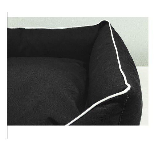 Confort pet cuna florida impermeable negra para mascotas, , large Imagen numero 3