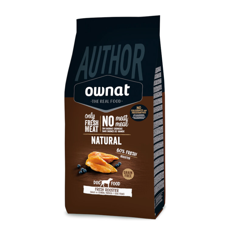 Ownat Author Natural Gallo de Corral pienso para perros, , large image number null