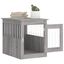 vidaXL Jaula para perros madera de ingeniería gris Sonoma 55x80x68 cm, , large indicador imagen numero 12