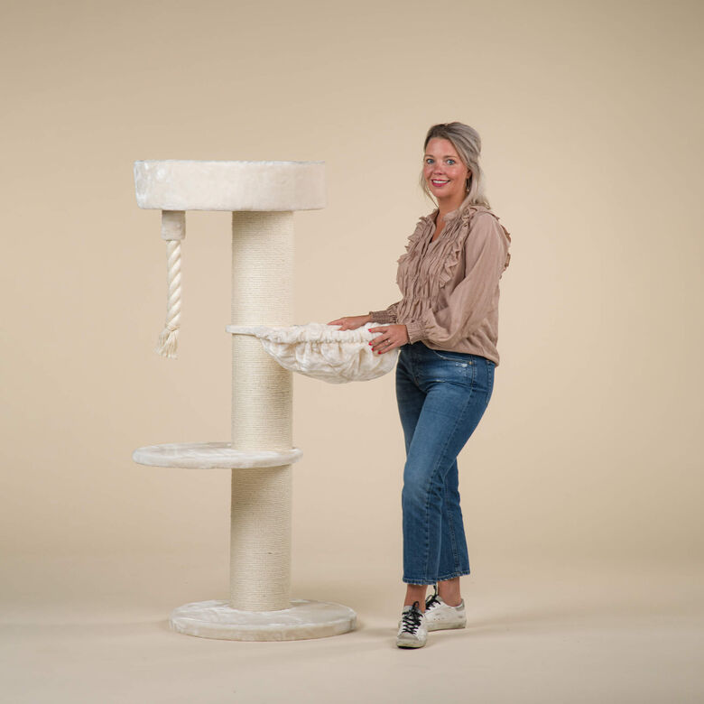 Rascador para gato Maine Coon Sleeper color Blanco thumbnail