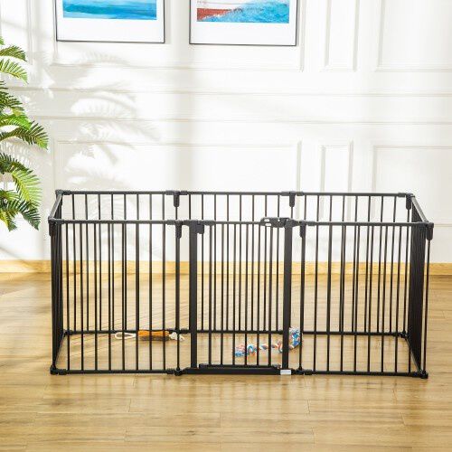 PawHut Parque Plegable de Acero para perros, , large Imagen numero 2