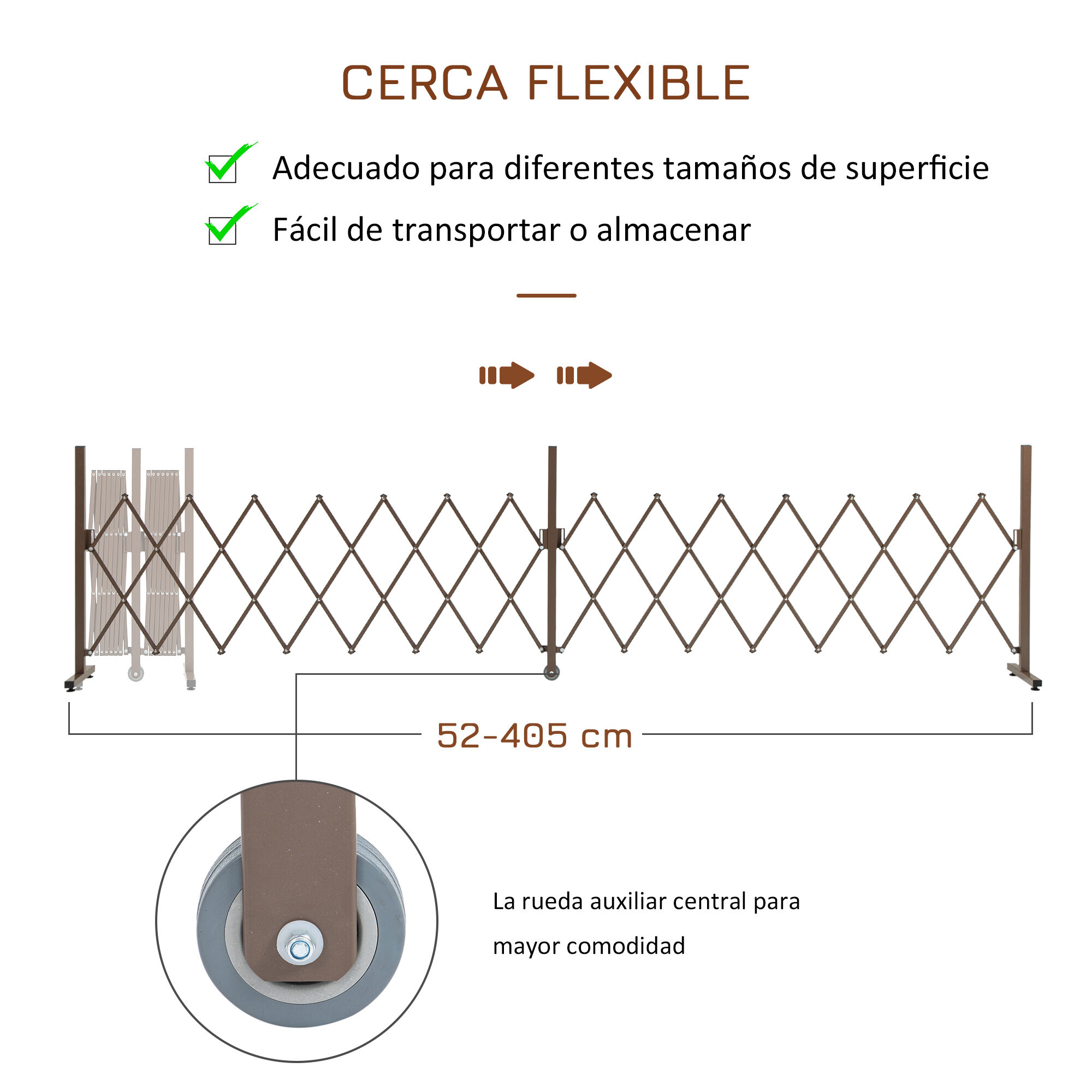 Outsunny Valla de Jard&iacute;n Exterior, , large Imagen numero 5