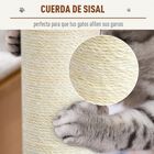 Rascador PawHut con plataforma Sisal natural color Beige, , large image number null