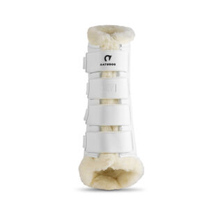 Gatusos Trasero Royal Blanco de Borreguillo para caballos