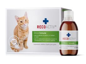 Recoactiv Tónico Inmune suplemento dietético para el refuerzo inmunológico para gatos