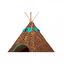 Caba&ntilde;a Apache para mascotas color Ocre, , large indicador imagen numero 2