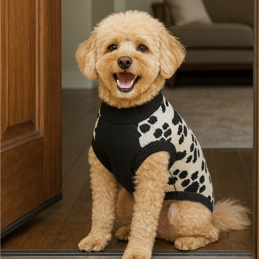 Outech Forro Polar Pawprint para perros, , large Imagen numero 3