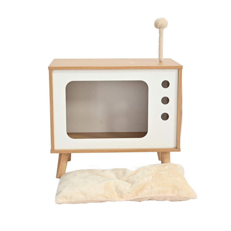 Leeby Thierre TV cama nido rascador  para gatos thumbnail