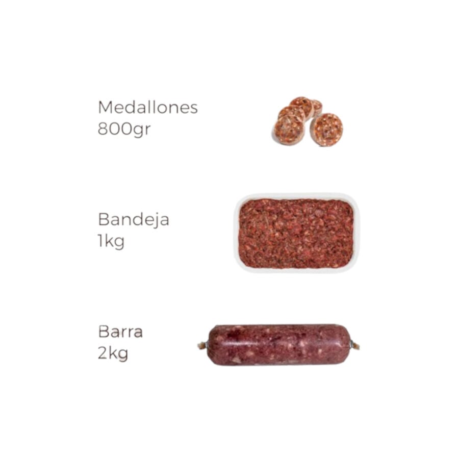 Puro Menú Barf Festín de Pollo comida congelada para perros thumbnail