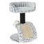 Pets collection poste rascador con soporte gris para gatos, , large indicador imagen numero 3