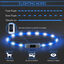 Nobleza - 2 × Collar Luminoso Perro de Seguridad Personalizado, 3 Modos Collar Luz Perro con USB Recargable, Ajustable Impermeable Collares LED para Perros Pequeños/Medianos/Grandes(Azul), , large indicador imagen numero 3