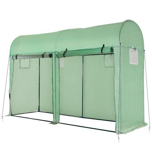 Invernadero con 4 ventanas color Verde thumbnail