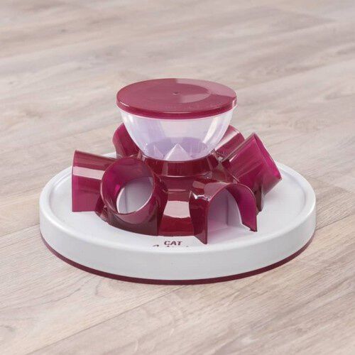 Trixie Cat Activity Comedero Interactivo Rojo y Blanco para gatos, , large Imagen numero 3