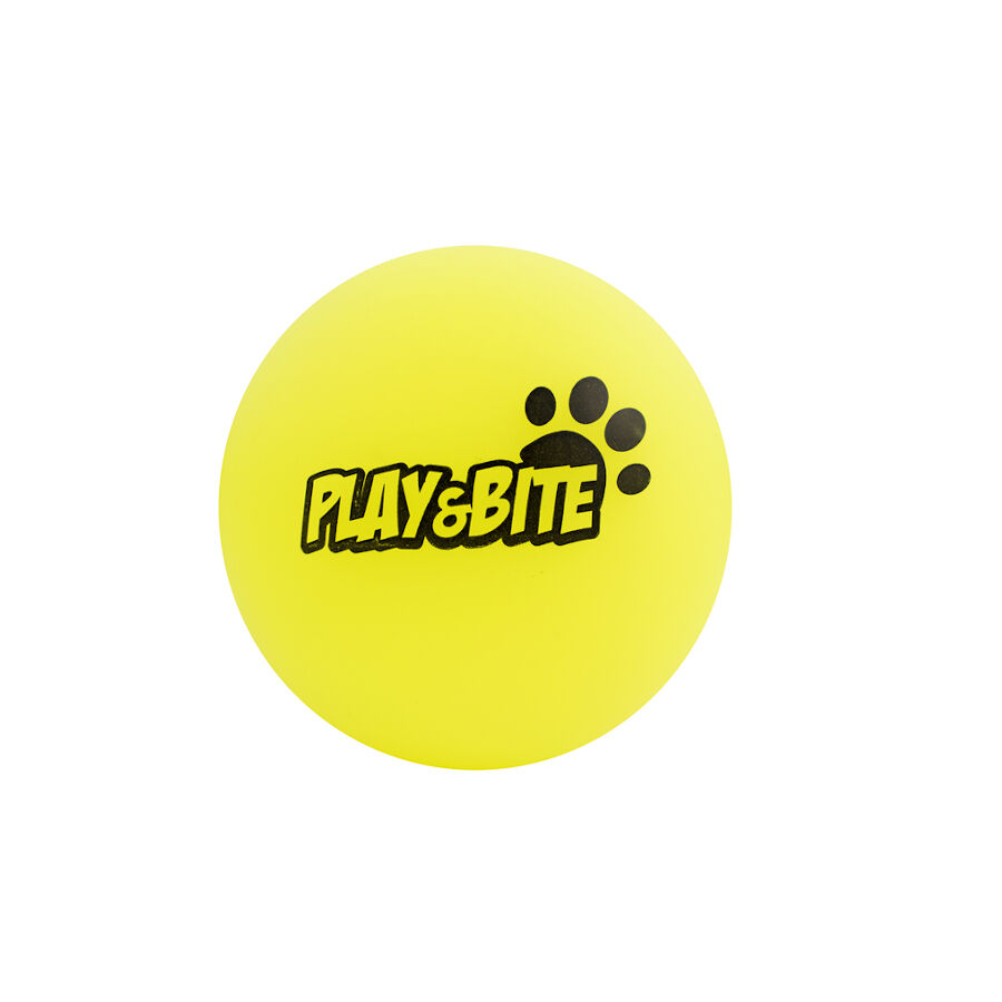 Play&Bite Pelota Amarilla que brilla en la oscuridad para perros, , large Imagen numero 1