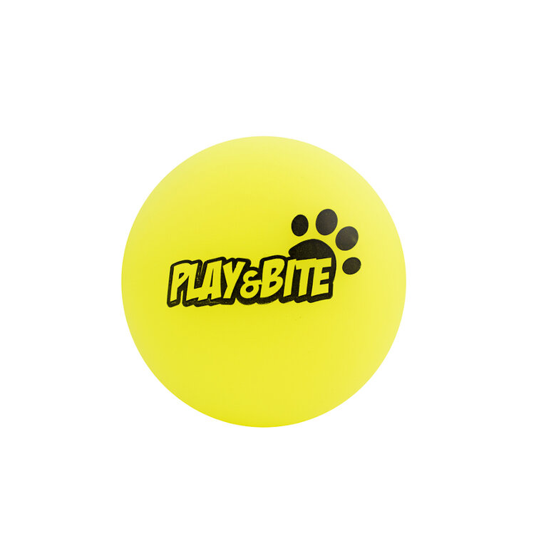 Play&Bite Pelota Amarilla que brilla en la oscuridad para perros, , large image number null