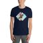Mascochula camiseta hombre acuarelas personalizadas con tu mascota azul marino, , large indicador imagen numero 3