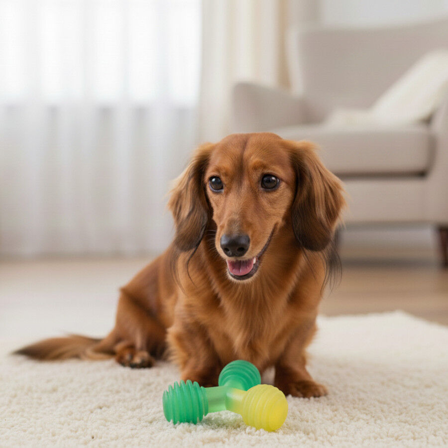 Tootoy! Mordedor de Pelotas en Tri&aacute;ngulo Verde para perros, , large Imagen numero 1