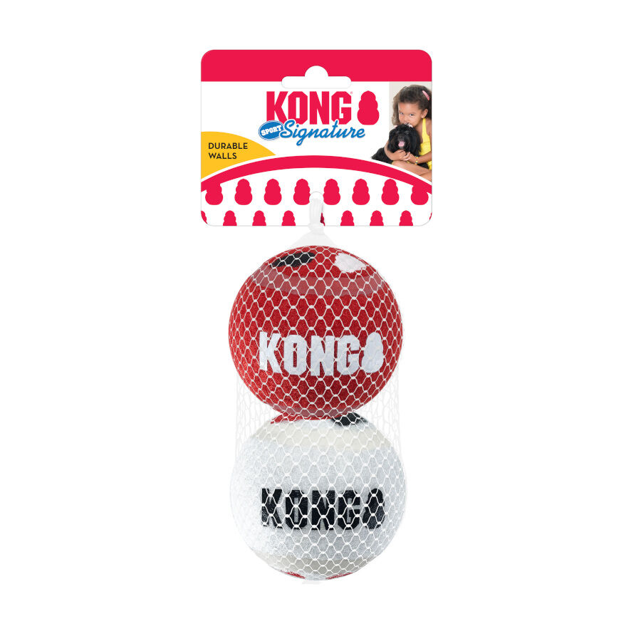 Kong Signature Sport 2-PK Pelotas de tenis para perros, , large Imagen numero 1