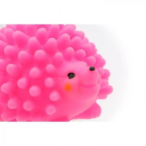 AIME erizo de juguete de vinilo rosa para perros, , large Imagen numero 3