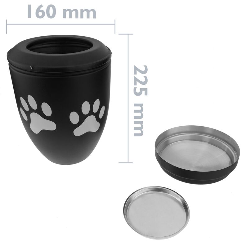 PrimeMatik Urna Para Cenizas Crematorias Recuerdo Funerario Modelo Huella para mascotas thumbnail