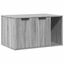 vidaXL Mueble arenero para gatos madera gris Sonoma, , large indicador imagen numero 1