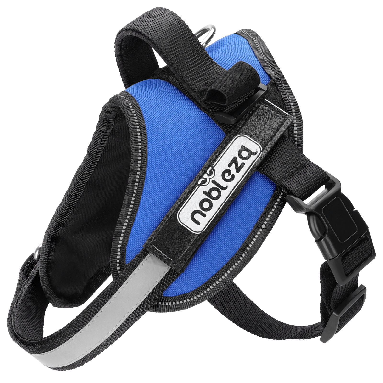 Nobleza - Arn&eacute;s Antitirones Perro, Arn&eacute;s Perro Reflectante Ajustable, Incluye 2 Etiquetas de Logotipo Desmontables, C&oacute;modo Transpirable Arn&eacute;s Chaleco para Perros Peque&ntilde;os, Medianos y Grandes, Azul(M), , large Imagen numero 1