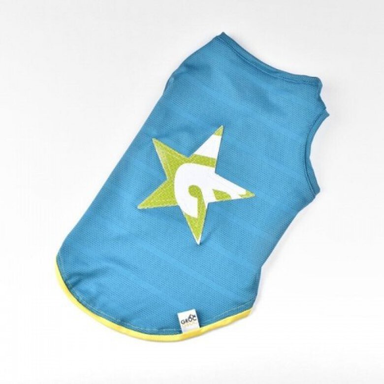 Camiseta para perros Willy Star Runner color azul, , large image number null
