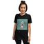 Mascochula camiseta mujer melasuda personalizada con tu mascota negro, , large indicador imagen numero 3