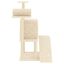 vidaXL Rascador para gatos con postes de sisal color crema 110,5 cm, , large indicador imagen numero 3