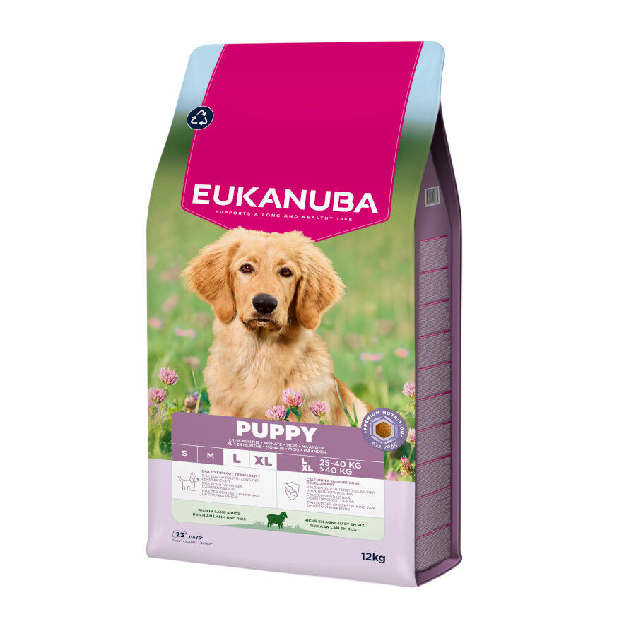 12 kg Eukanuba Puppy Large Cordero y Arroz pienso para cachorros, , large Imagen numero 2
