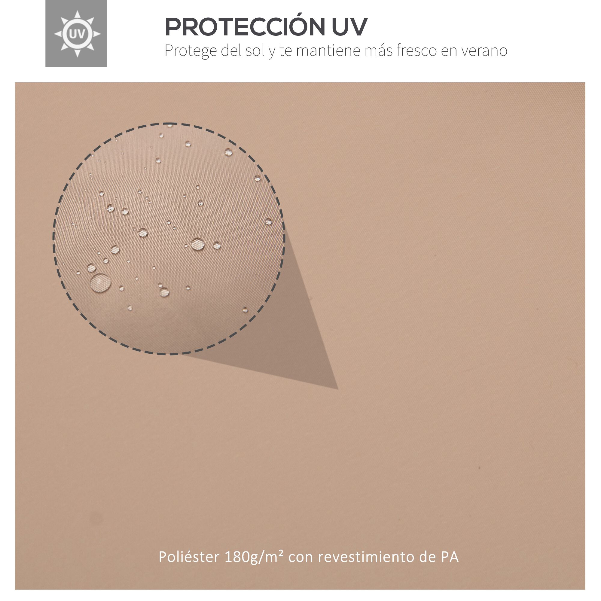 Outsunny Techo De Repuesto Crema thumbnail