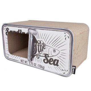 Rascador/Cueva District70 Sardine para gatos color Blanco