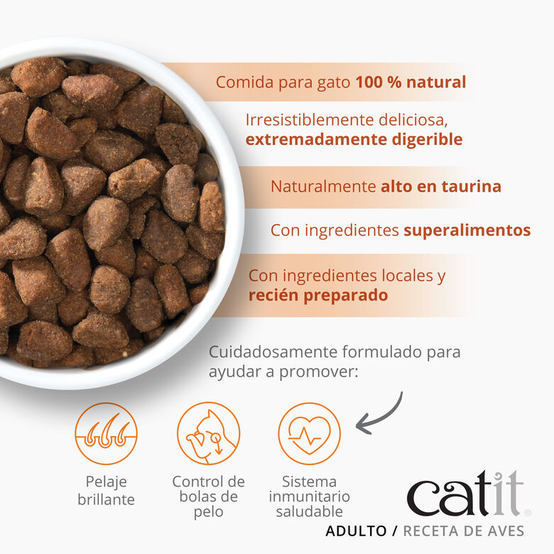 Catit Recipes Adult Aves con Pescado pienso para gatos thumbnail